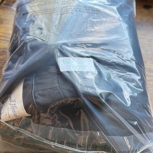 Universal Thread Small Faux Leather Multiple Zipper Polyester Jacket - Picture 16 of 16